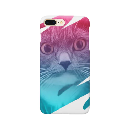 グラデーション進捗猫 Smartphone Case