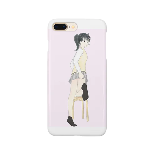 振り向きポニーテール美少女 Smartphone Case