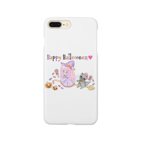 魔女っ子めるにゃと黒猫のりるにゃのハロウィンの魔法 Smartphone Case