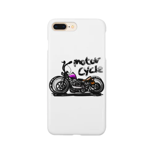 バイク紫タンク Smartphone Case
