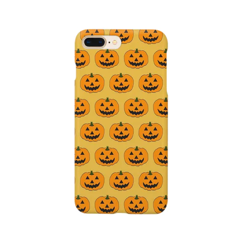 ハロウィンかぼちゃん模様小物 スマホケース