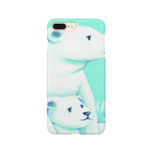 シロクマ親子 Smartphone Case