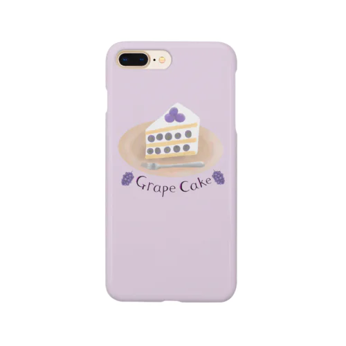 ぶどうケーキ(紫)を食べよう Smartphone Case