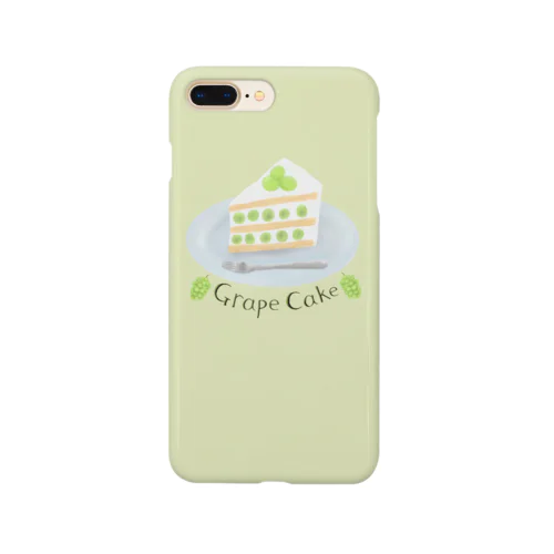 ぶどうケーキ(緑)を食べよう Smartphone Case