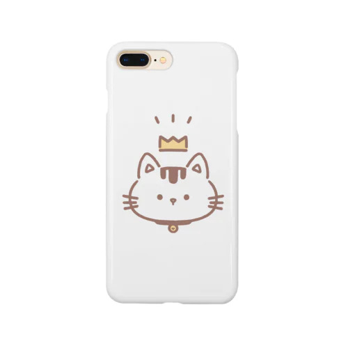 ねこ　王冠 Smartphone Case