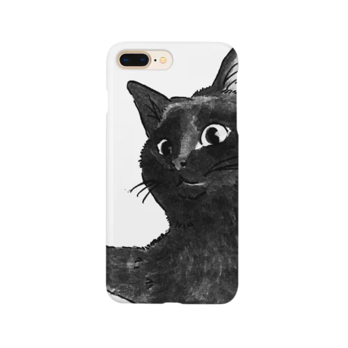 くろねこ  少しリアル Smartphone Case