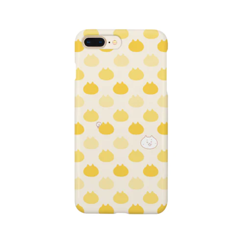 【yellow】 くまこがいっぱい スマホケース