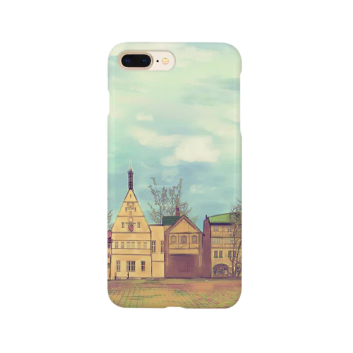 絵画のような街（冬色） Smartphone Case