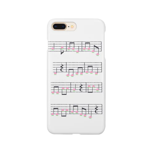 桃の楽譜 Smartphone Case