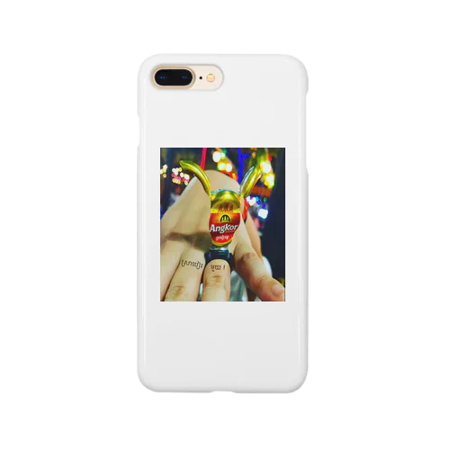 カンボジアビール文字 Smartphone Case