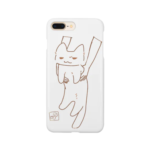 不服なねこ Smartphone Case