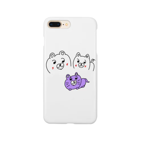 くまねこねこ Smartphone Case