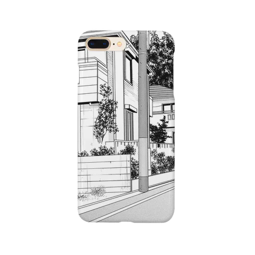 漫画背景風イラスト Smartphone Case