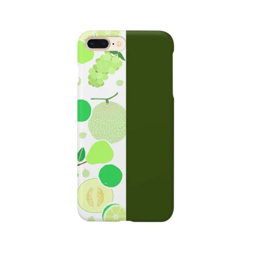 グリーンのフルーツ Smartphone Case