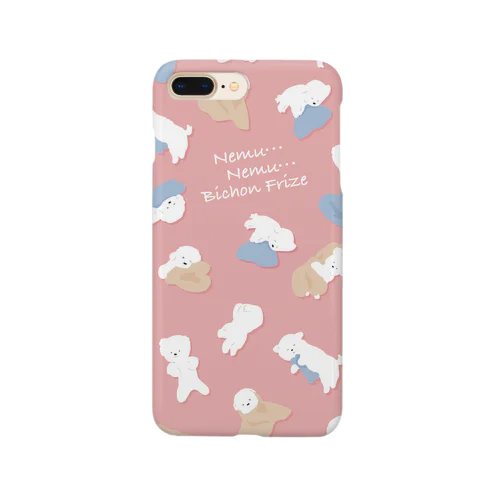 ねむねむビションフリーゼ（ピンク） Smartphone Case