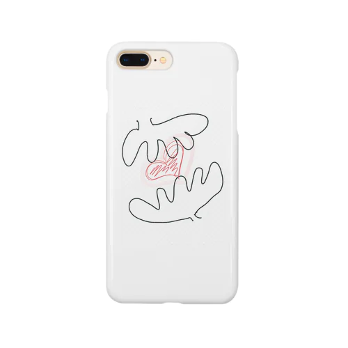 ❤️& 🤲（ハートと手） Smartphone Case