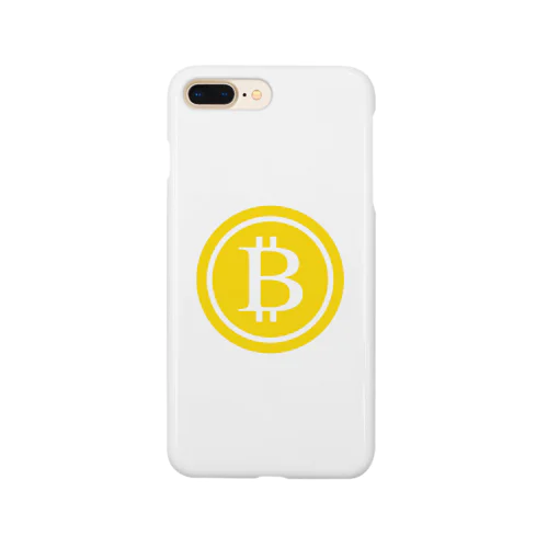 ビットコインのアイコン　硬貨　金貨 Smartphone Case