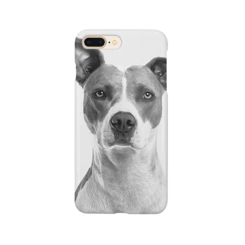 モノトーンな犬のスマホケース Smartphone Case