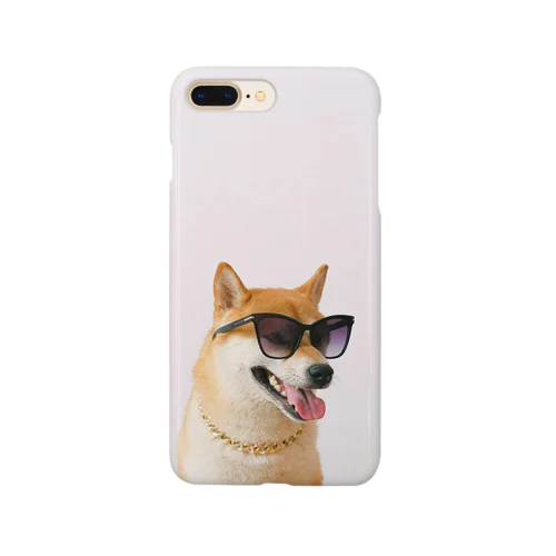 サングラスをした犬のスマホケース Smartphone Case