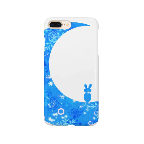 月うさぎ･雪 Smartphone Case