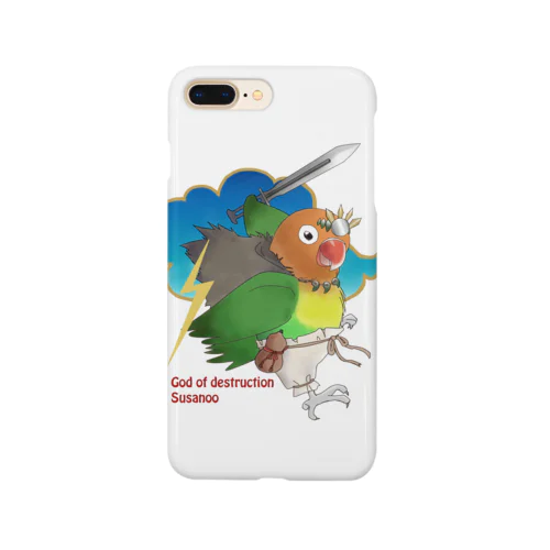 ルリコシボタンインコ（破壊神スサノオ） Smartphone Case