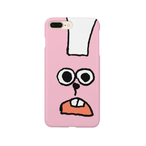 生意気なうさぎ(絵柄大) Smartphone Case