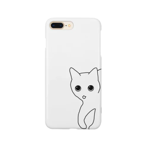 舌をしまい忘れた猫 Smartphone Case