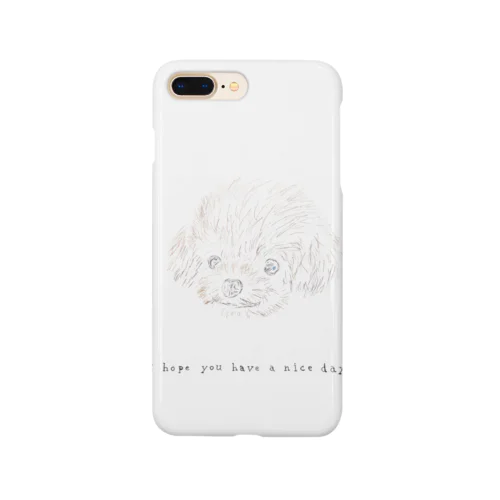 Fluffy toy poodle Smartphone Case