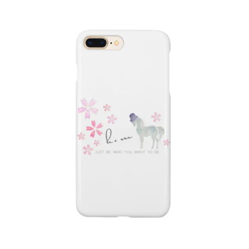 Spring Horse 桜帽子 Smartphone Case