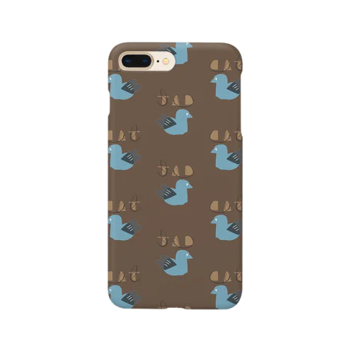 lightblue2 brown スマホケース