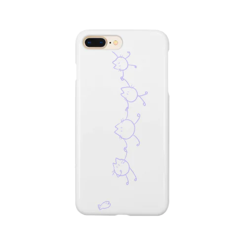 魚を狙うネコウイルス Smartphone Case