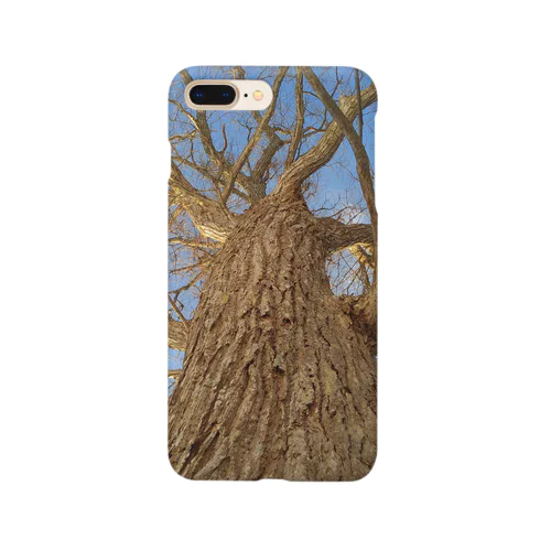 Winter Tree on Blue sky Smartphone Case