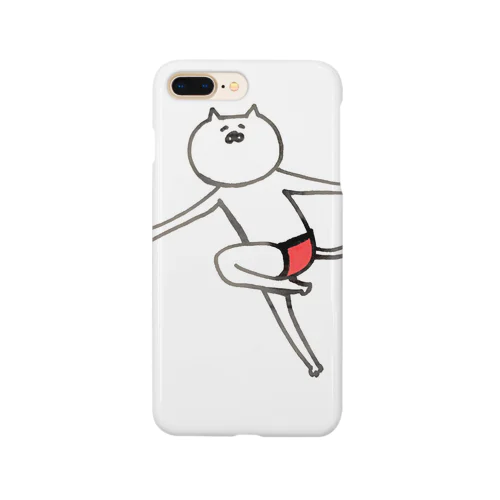 元気が出る！赤パンツネコ Smartphone Case