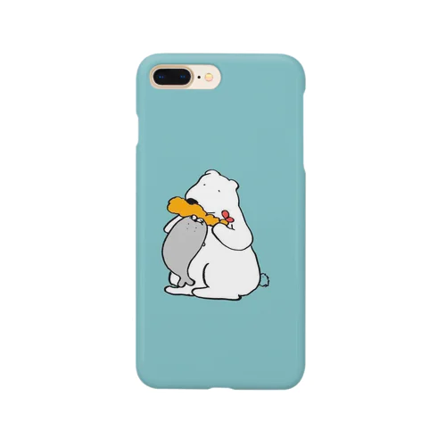 しろくまさんと、あざらしくん。 Smartphone Case