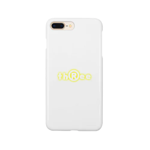 three LOGO NEON Yellow Smartphone Case