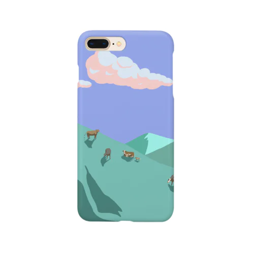 cows+mountain  スマホケース