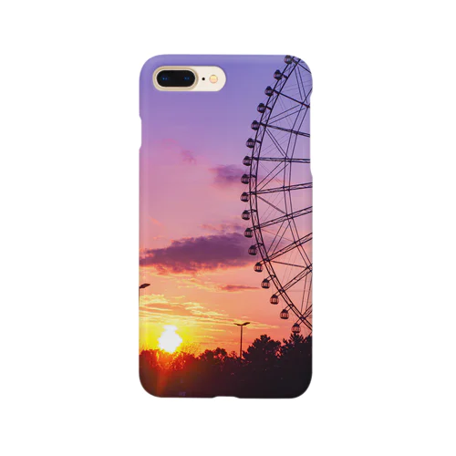 夕焼けに染まる観覧車 Smartphone Case