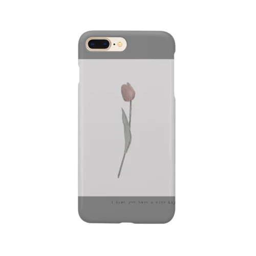 tulip gray Smartphone Case