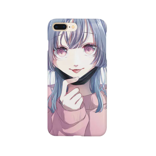 黒マスク女子 Smartphone Case