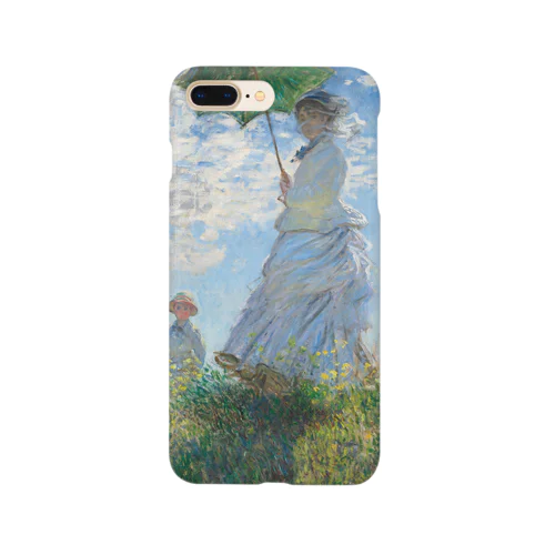 クロード・モネ　『散歩、日傘を指す女』　絵画プリント Smartphone Case