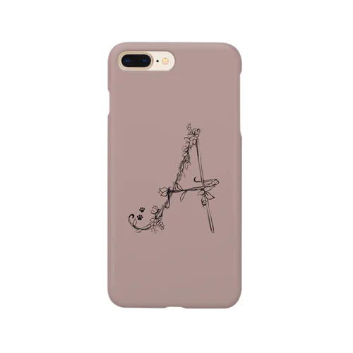 ドライフラワーAロゴ Smartphone Case