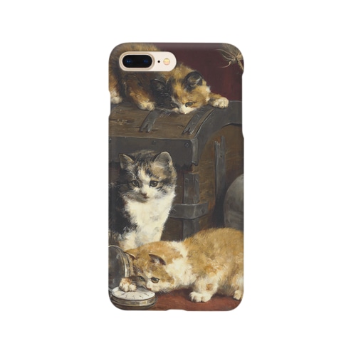 ねこ　ネコ　猫　絵画プリント Smartphone Case