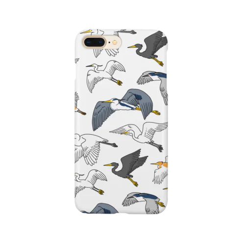 サギ大集合総柄 Smartphone Case