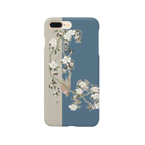 浮世絵　枝垂桜 スマホケース