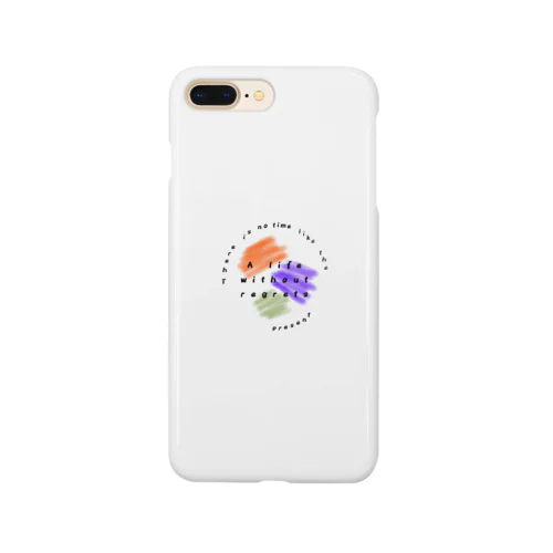 後悔のない人生を。 Smartphone Case