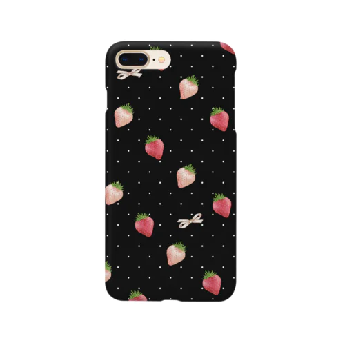 strawberry pattern スマホケース