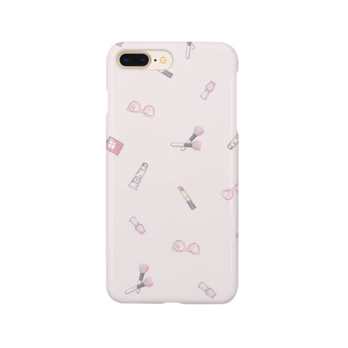 白猫とかわいいモノたち　ピンク Smartphone Case