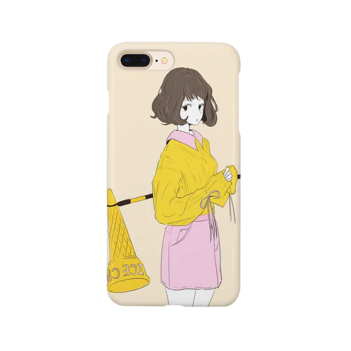 コーンカップと女の子 Smartphone Case