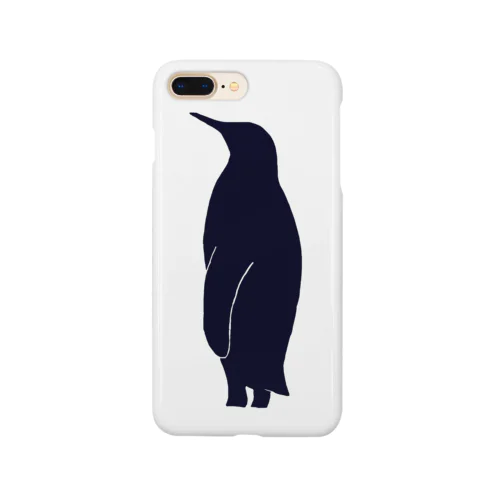 シンプルペンギンシルエット Smartphone Case