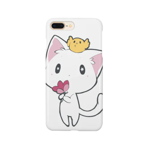 にゃんこ屋本舗のしろちゃんとヒヨ Smartphone Case